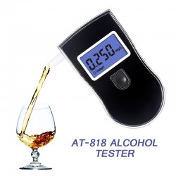professional alcohol tester - police LCD display digital breath - breathalyzer for the drunk drivers alcotester