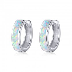 925 sterling silver earrings with opal