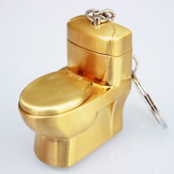 Plumeur de gaz de toilette drôle - porte-clés - butane