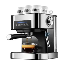 Machine à café - mousse de lait - moulin à café - 20 bar - 220V