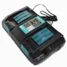 Double chargeur de batterie pour Makita 14.4V - 18V - BL1830 - Bl1430 - DC18RC - Fiche UE
