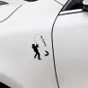 Aller pêche - auto sticker - 9.2 * 15.2cm