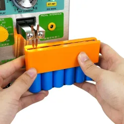 18650 battery fixture - single row - double sided spot welding - lithium battery pack holderBattery