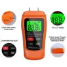MT-18 - orange - testeur numérique - compteur d'humidité du bois / papier - capteur d'humidité du mur - testeur