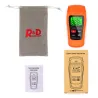 MT-18 - orange - testeur numérique - compteur d'humidité du bois / papier - capteur d'humidité du mur - testeur