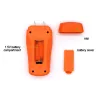 MT-18 - orange - testeur numérique - compteur d'humidité du bois / papier - capteur d'humidité du mur - testeur