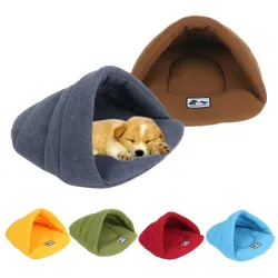 Lit en polaire doux - petit chenil pour chiens / chats