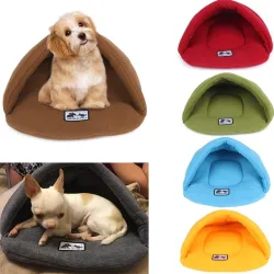 Lit en polaire doux - petit chenil pour chiens / chats