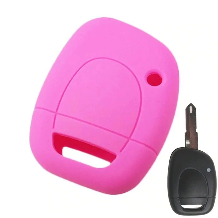 Housse silicone clé voiture - Renault - Clio - Kangoo - Master - Twingo - 1 bouton