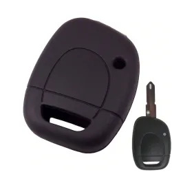 Housse silicone clé voiture - Renault - Clio - Kangoo - Master - Twingo - 1 bouton