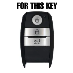 Silicone key case cover - Kia - Rio - Ceed - Soul - Sportage - Sorento - Carens - Picanto