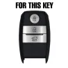 Silicone key case cover - Kia - Rio - Ceed - Soul - Sportage - Sorento - Carens - Picanto