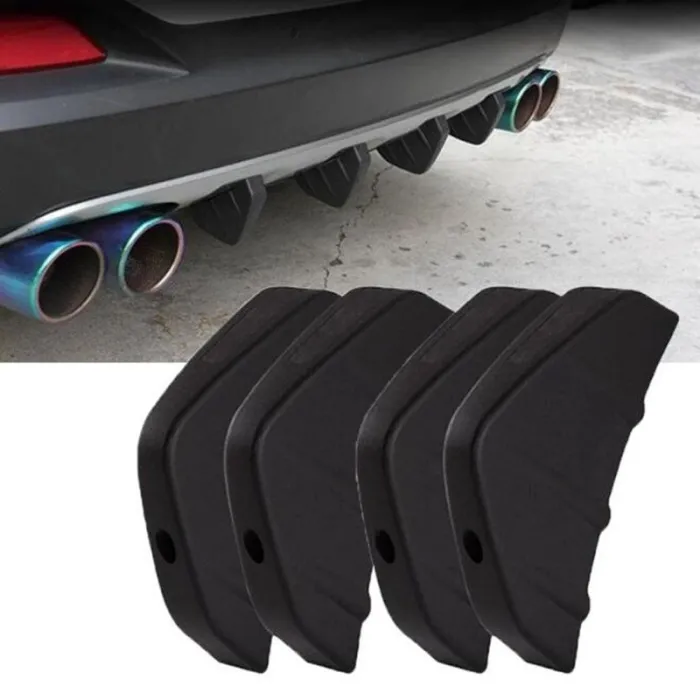 Universel - Pare-chocs arrière de voiture - Spoiler - Modèles de voitures Audi - 4 pièces