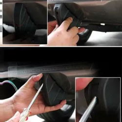 Universel - Pare-chocs arrière de voiture - Spoiler - Modèles de voitures Audi - 4 pièces