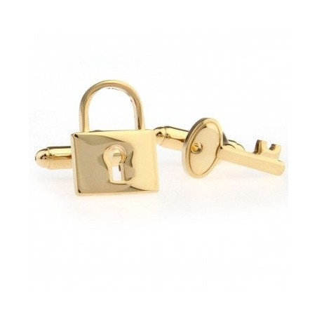 Key / lock - cufflinks - 2 pieces