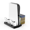 PS5 - 3 in 1 DE/UHD host - multifunctional charging base - cooling fan - game discs storageAccessories