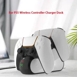 Manette sans fil DualSense PS5 - double station de chargement USB