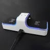 Manette sans fil PS5 - USB-C - double chargeur - chargement rapide - avec indicateur LED