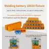 18650 battery fixture - single row - double sided spot welding - lithium battery pack holderBattery