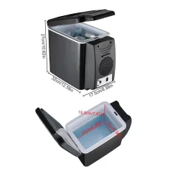 Mini car refrigerator - freezer - cooler - 12V - 6L