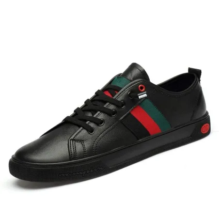 Genuine leather casual shoes - breathable - lightweight