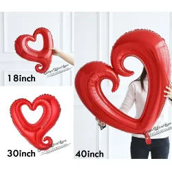 Giant heart shaped - balloon - 18 / 30 / 40 inch