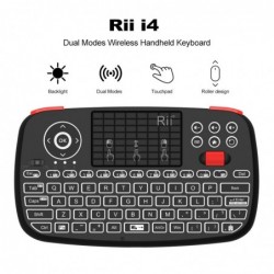 Rii i4 - mini wireless keyboard - Bluetooth - English / Russian / Spanish / French / Hebrew layoutKeyboards