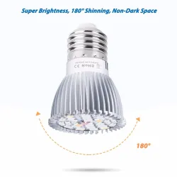 LED plant grow light - phyto lamp - full spectrum - E27 / E14 / 18W / 28W - UV / IRGrow Lights