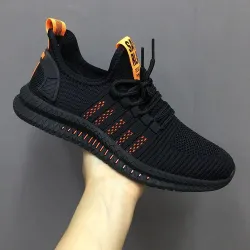 Fashionable mesh sneakers - lightweight - lace-up