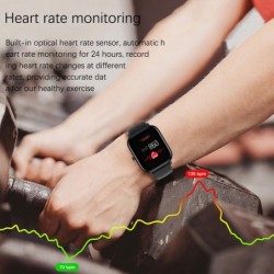 LIGE P8 - Smart Watch - Bluetooth - waterproof - LED - Android / IOS - unisex