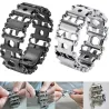 29 in 1 multi tool - stainless steel bracelet - screwdriver / bottle opener / allen wrenchBracelets