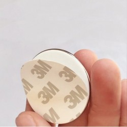 N35 - neodymium magnet - strong round disc - with 3M double-sided tape - 40 * 2mm / 40 * 3mmN35