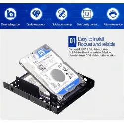 UTHAI G16 - thick - double-layer hard drive bracket - 2.5 to 3.5 inch hard disk Bay
