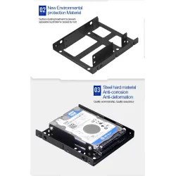 UTHAI G16 - thick - double-layer hard drive bracket - 2.5 to 3.5 inch hard disk Bay