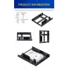 UTHAI G16 - thick - double-layer hard drive bracket - 2.5 to 3.5 inch hard disk Bay