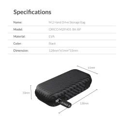 M2PH01 - HDD - hard disk case - storage bag - hard EVA