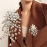 Branch with oval pearls - fashionable broochBrooches