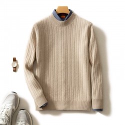 Elegant men's sweater - pure goat cashmereHoodies & Sweatshirt