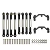 WPL - B1 B-1 B14 B-14 B24 B-24 C14 C24 - 1/16 RC car spare parts - metal pull rod / steering pull rod servo / base