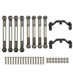WPL - B1 B-1 B14 B-14 B24 B-24 C14 C24 - 1/16 RC car spare parts - metal pull rod / steering pull rod servo / base