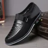 Elegant classic men's shoes - slip onShoes