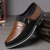 Elegant classic men's shoes - slip onShoes