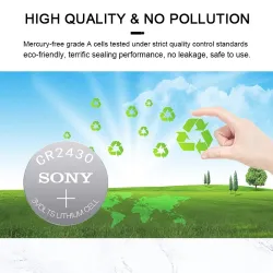 Original Sony button lithium battery - CR2430 - 3V - 3 piecesBattery