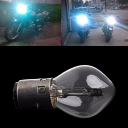 Motorcycle LED light bulb - white - 12V - 35W - 10A - B35 / BA20DLED