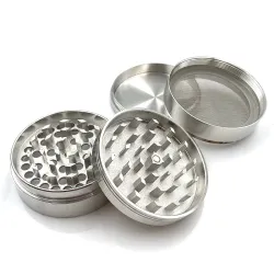 Exclusive grinder - for herbs / tobacco - 4-layers - with crystal frogMills - Grinders
