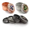 Exclusive grinder - for herbs / tobacco - 4-layers - with crystal frogMills - Grinders