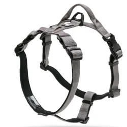 Dog harness - reflective nylon - adjustable