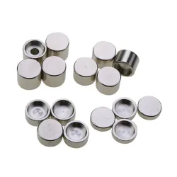 YuXi Metal Buttons Set Thumb Grips Analog Stick D-Pad Button Replacement Part For Sony PlayStation 5 PS5 Controller Gamepad