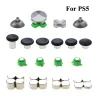 YuXi Metal Buttons Set Thumb Grips Analog Stick D-Pad Button Replacement Part For Sony PlayStation 5 PS5 Controller Gamepad