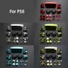 Full Set Chrome Buttons For Playstation 5 Handle Thumb Sticks Joystick Cap L1 R1 L2 R2 D-pad Button For PS5 Controller